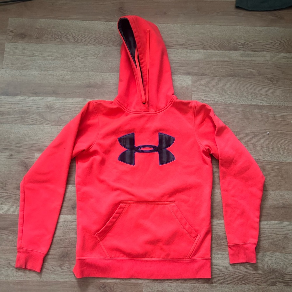 Coral Under Armor hoodie